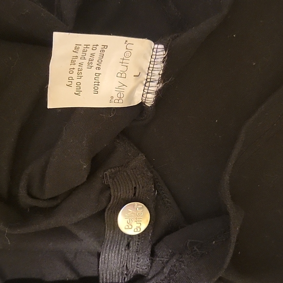 BLACK Belly Button Maternity Body Band - Picture 3 of 8